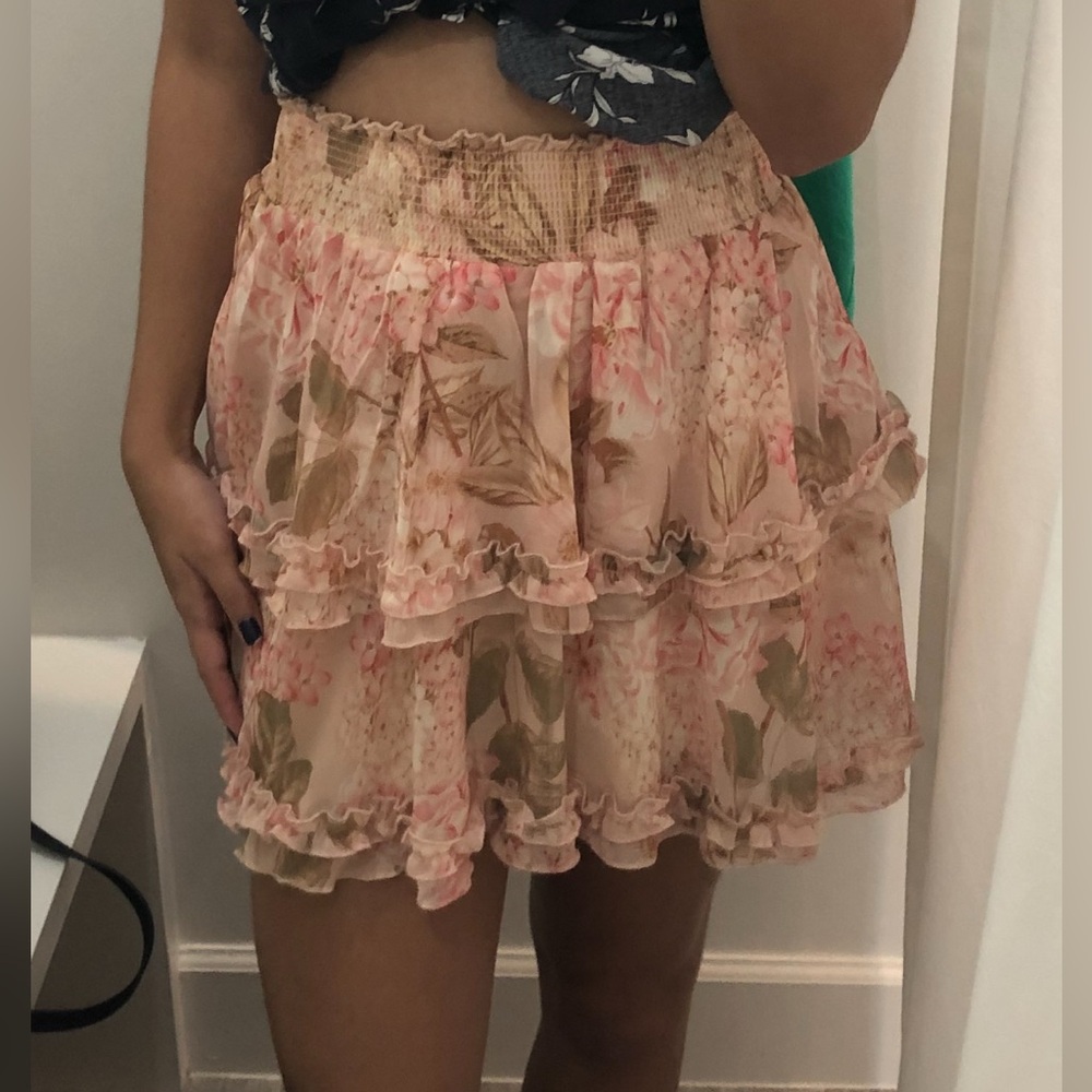 Show Me Your MuMu Pink Shae Skirt in Hydrangea size Medium